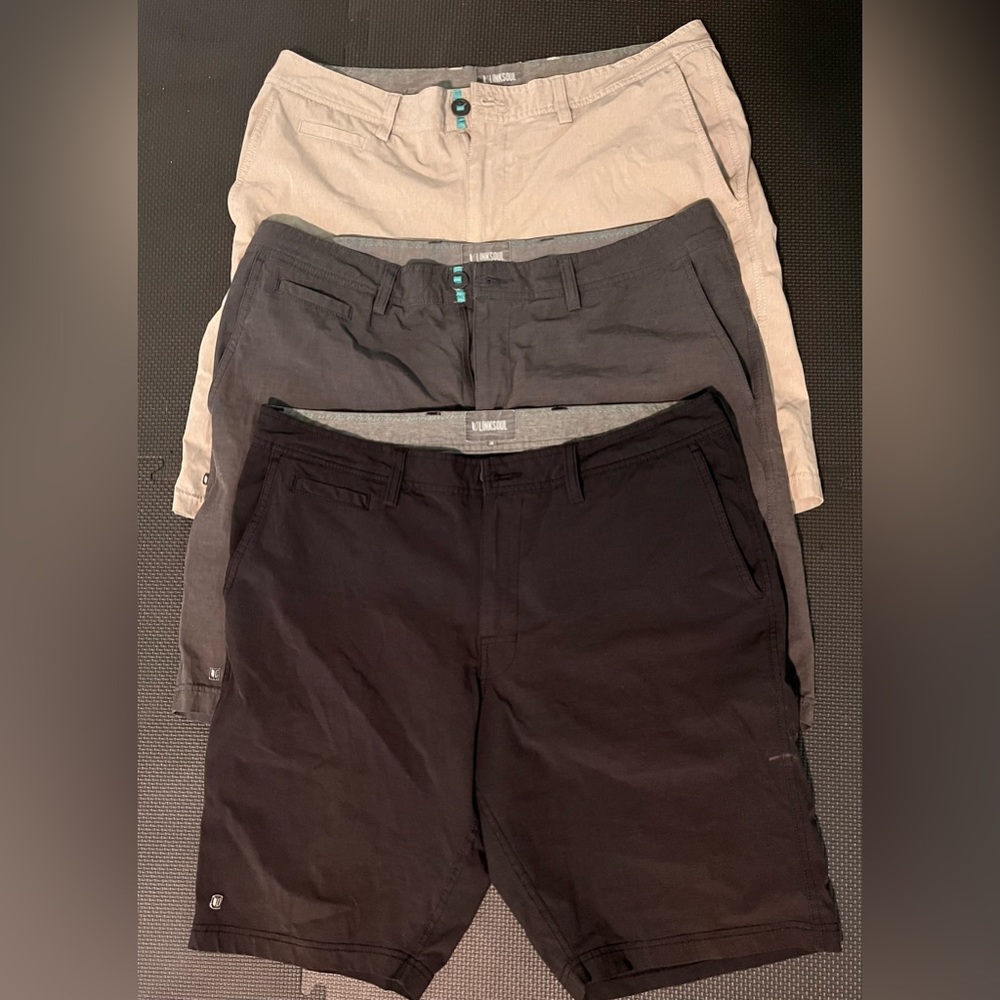 Lot of 3 Linksoul brand shorts - size 36
